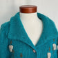Wool Floral Cardigan