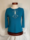 Blue Sparkle Blouse