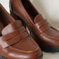 Brown Chunky Heels