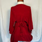 Deep Red Blouse
