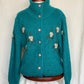 Wool Floral Cardigan