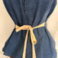 Denim Tie Back Top