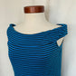Stripped Boatneck Top