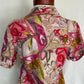 Abstract Linen Blouse