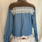 Boho Lace Button Down