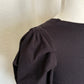 Puffy Sleeve V-Neck