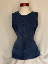 Denim Tie Back Top