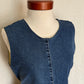 Denim Tie Back Top