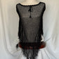 Crochet Net Poncho