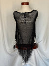 Crochet Net Poncho