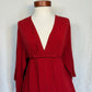 Deep Red Blouse