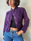 Purple Velvet Jacket