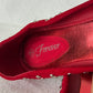 Red Studded Flats