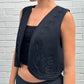 Black Beaded Vest