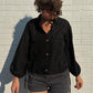 Black Brittany Button Up