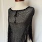 Crochet Net Poncho