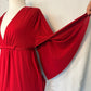 Deep Red Blouse
