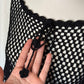 Crochet Net Poncho