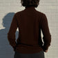 Brown Cashmere Turtleneck