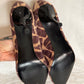 Fuzzy Giraffe Heels