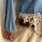 Boho Lace Button Down