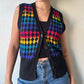 Checkered Cotton Vest