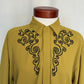 Green Retro Blouse