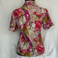 Abstract Linen Blouse