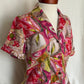 Abstract Linen Blouse