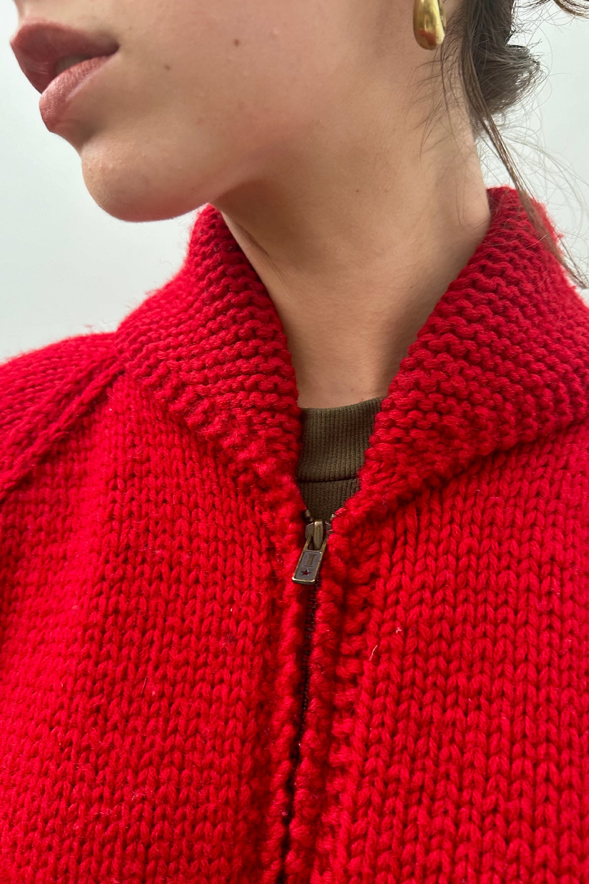 Red Moose Sweater – Lucky Raine Vintage